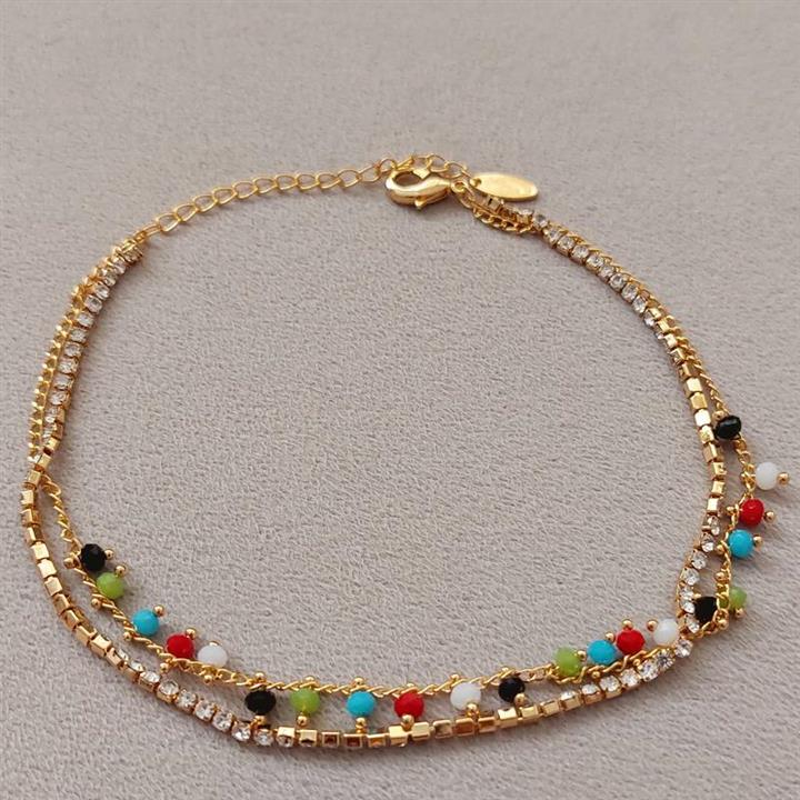 پابند رنگی طرح نگین